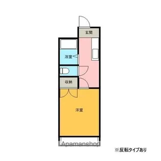 スカイパレス福島A【101号室】の間取り