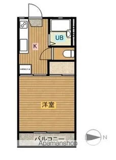 ハイムゆい【2階】の間取り