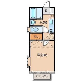 マイン・ハイムC【1階】の間取り