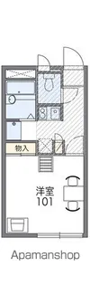 レオパレス羽鳥弐番館【2階】の間取り