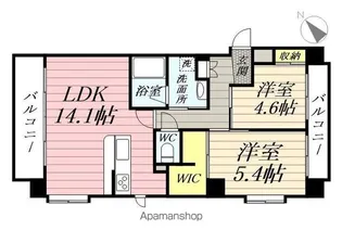 ラ・フルール博多駅南【4階】の間取り