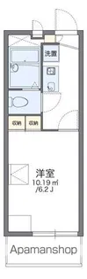 レオパレスツインヴィラB【1階】の間取り