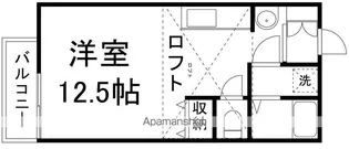 しぇとわⅢ【202号室】の間取り