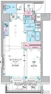 東京都千代田区東神田2丁目【マンション】の間取り