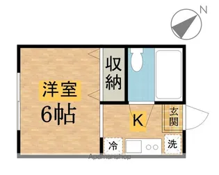 メルヴェイユ【203号室】の間取り