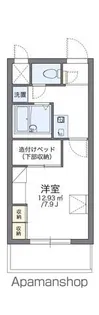 レオパレスAー1【2階】の間取り
