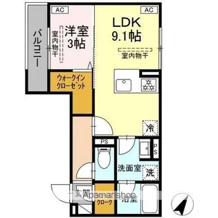 テムズフィオーレ【2階】の間取り
