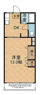 グランフォール【203号室】の間取り