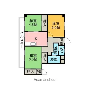 大陽ビル【301号室】の間取り