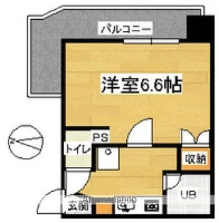 カルピオ吉島【602号室号室】の間取り
