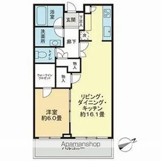 白金タワー【25階】の間取り