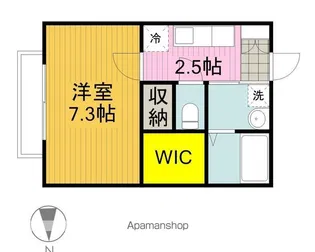 プリムローズ原山Ⅲ【101号室】の間取り