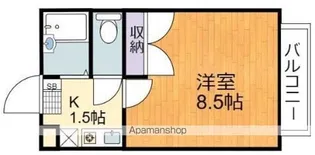 フローラ芥子【2階】の間取り