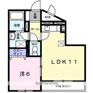 トータス宮前【2階】の間取り