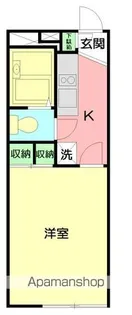 レオパレススコッツ カークⅡ【2階】の間取り