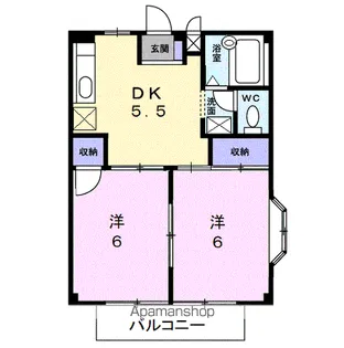 ミツイキタウラ【2階】の間取り