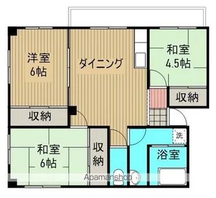 田口コーポ【2階】の間取り