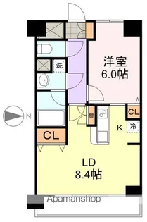 アーバンフラッツ青葉小田原(旧LA DOUCEUR青葉小田原)【5階】の間取り
