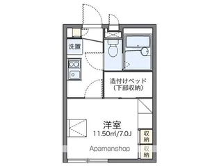 レオパレス明和【2階】の間取り