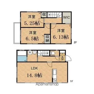 東京都八王子市下柚木2丁目【一戸建】の間取り