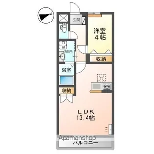 シーサイドレジデンスNK【2階】の間取り