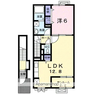 パルテンツァ【203号室】の間取り