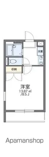 レオパレスマサト【2階】の間取り