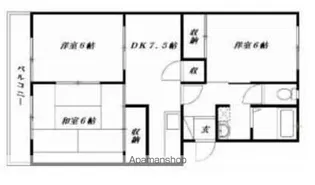 サンセゾン豊隆【2階】の間取り