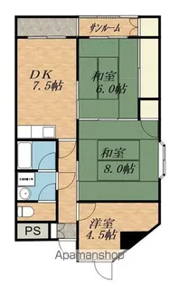 アーバンライフ鳥羽【3階】の間取り