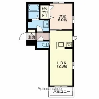 グラン・チェスタ【1階】の間取り