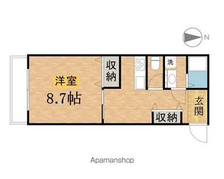 MT.WEST【1階】の間取り