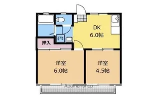 ハイツ横山台【202号室】の間取り