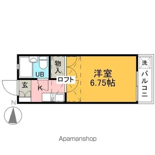 グレース涼【2階】の間取り