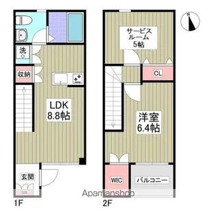 アンジュエールA【1階】の間取り