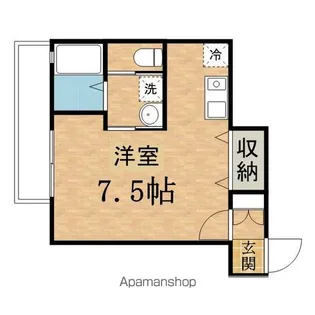カルムメゾン【E号室】の間取り