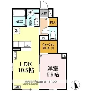 ヴィオラ【1階】の間取り