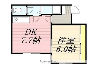セントラルコート【101号室】の間取り