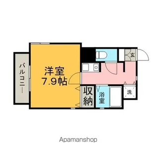 ヴァリエ南福岡【601号室】の間取り