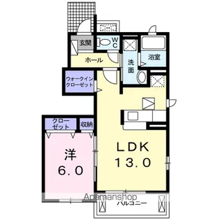 インクルードピュア・Ⅱ【1階】の間取り