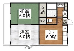 フジハイツⅢ【2階】の間取り