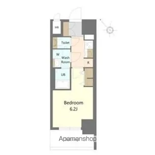 S-RESIDENCE野並駅前broad(ブロード)【6階】の間取り