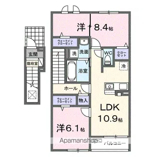 エターナルヒルズ【2階】の間取り