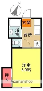 すばる館【105号室】の間取り