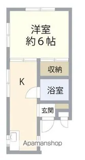 ノーブルヴィサージュ石神井【1階】の間取り