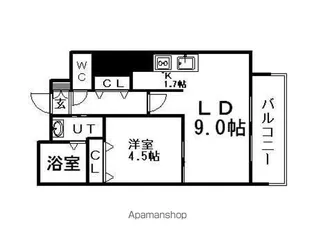 JP NOIE 円山表参道【10階】の間取り