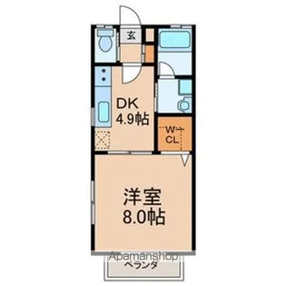 スウィートチェリー【1階】の間取り