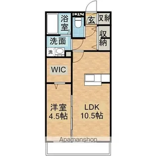 シエロ ル シャトー【305号室】の間取り