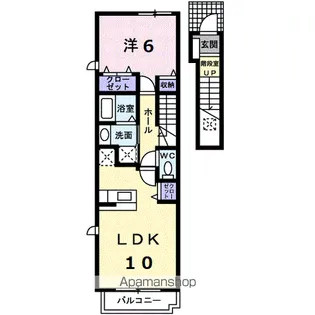 クリザンテーム【2階】の間取り