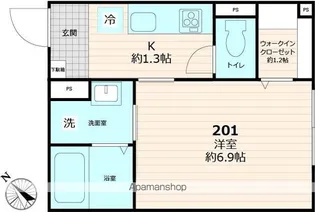 仮称ヴィヴレ田端【2階】の間取り