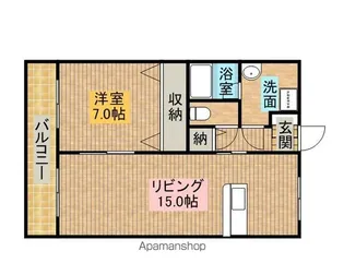 CIAOバンビーナ【2階】の間取り